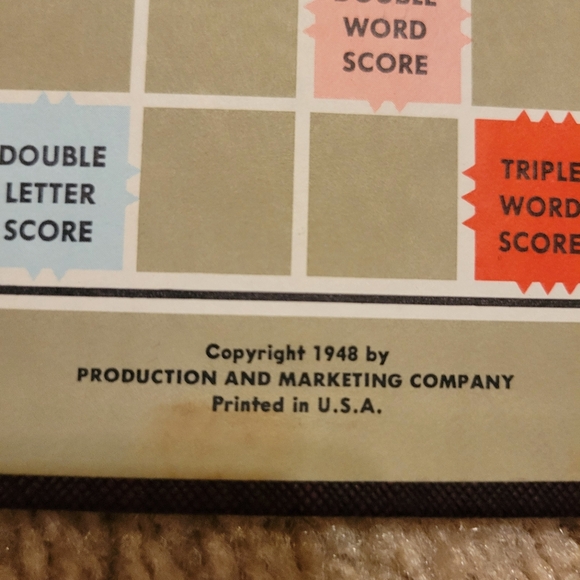 VINTAGE Scrabble Board Game - Picture 7 of 8